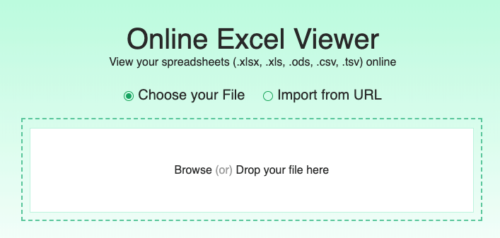 At time of writing, this Excel viewer gets ~75,500 monthly visitors from organic search (Ahrefs)