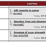 Zynga forums activity (click to expand)